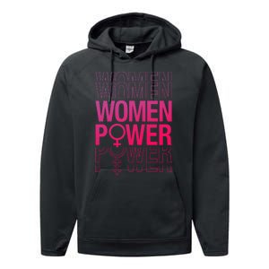 Women Power Empowered Women, Empowering Performance Fleece Hoodie