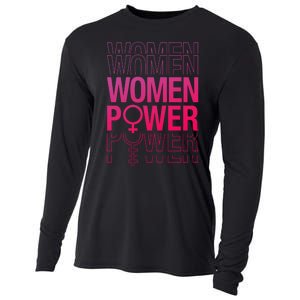 Women Power Empowered Women, Empowering Cooling Performance Long Sleeve Crew