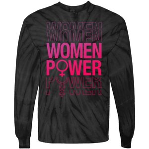 Women Power Empowered Women, Empowering Tie-Dye Long Sleeve Shirt