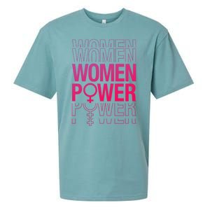 Women Power Empowered Women, Empowering Sueded Cloud Jersey T-Shirt