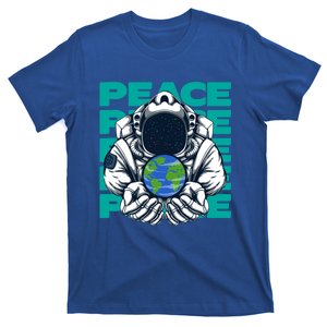 World Peace Earth Planet Astronaut Design Gift T-Shirt