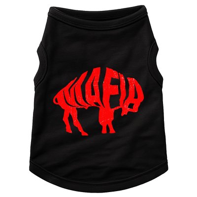 WNY Pride Faded Red Buffalo Doggie Tank