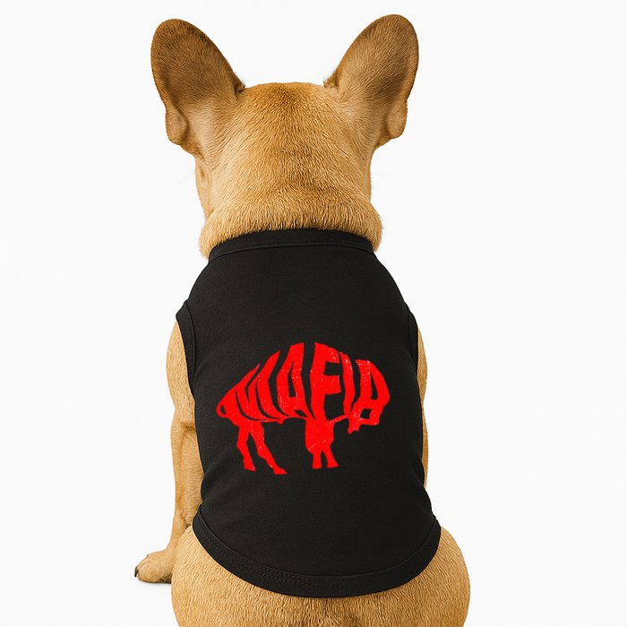 WNY Pride Faded Red Buffalo Doggie Tank