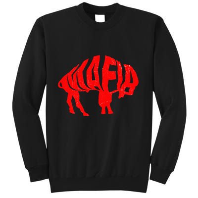 WNY Pride Faded Red Buffalo Sweatshirt
