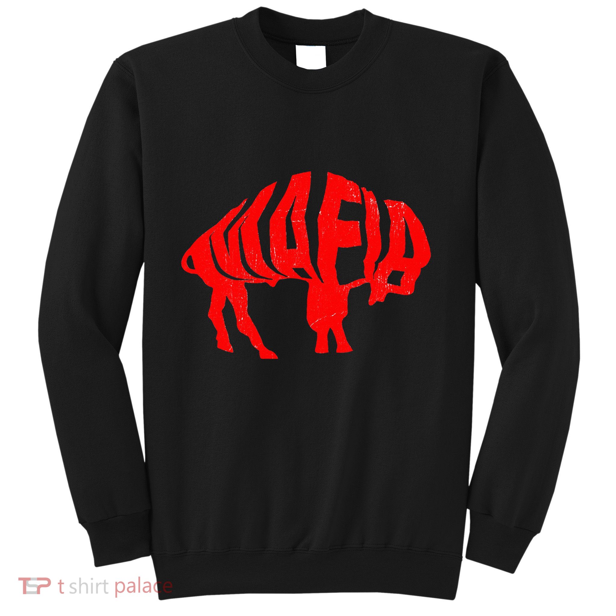 WNY Pride Faded Red Buffalo Sweatshirt