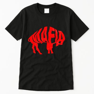 WNY Pride Faded Red Buffalo Tall T-Shirt
