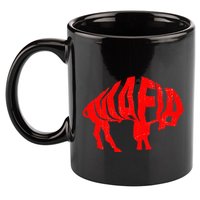WNY Pride Faded Red Buffalo 11oz C Handle Ceramic Mug