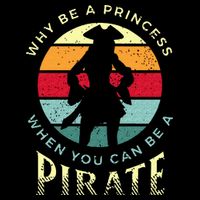 Womens Pirate For Pirate Princesses Cooling Performance Crew T-Shirt