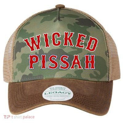 Wicked Pissah Funny Pisser Boston New England Southie Gift Legacy Tie Dye Trucker Hat