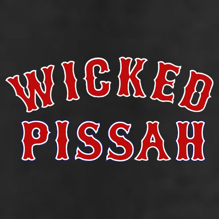 Wicked Pissah Funny Pisser Boston New England Southie Gift 7 Panel Mesh Trucker Snapback Hat