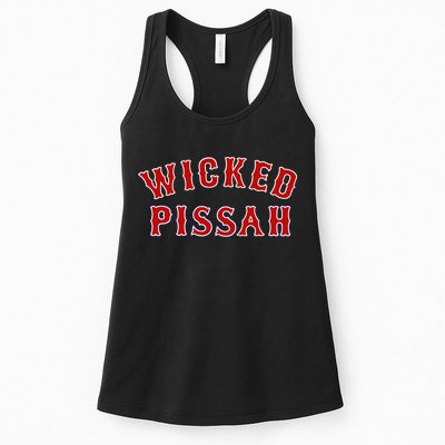 Wicked Pissah Funny Pisser Boston New England Southie Gift Womens Tank Top