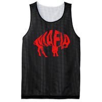 Wny Pride Faded Red Buffalo Mesh Reversible Basketball Jersey Tank