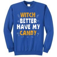 Witch Please Funny Halloween Party Costume Gift Tall Sweatshirt