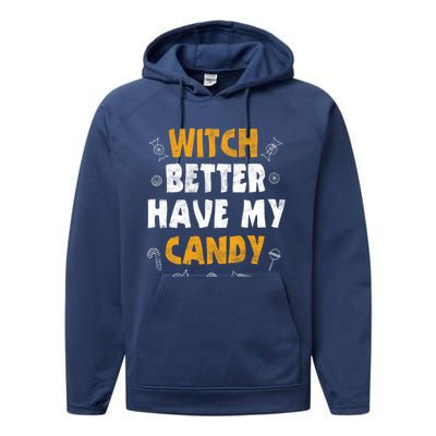 Witch Please Funny Halloween Party Costume Gift Performance Fleece Hoodie