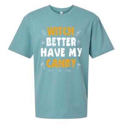 Witch Please Funny Halloween Party Costume Gift Sueded Cloud Jersey T-Shirt