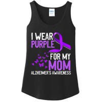 Wear Purple For My Mom Alzheimer´s Awareness Ladies Essential Tank