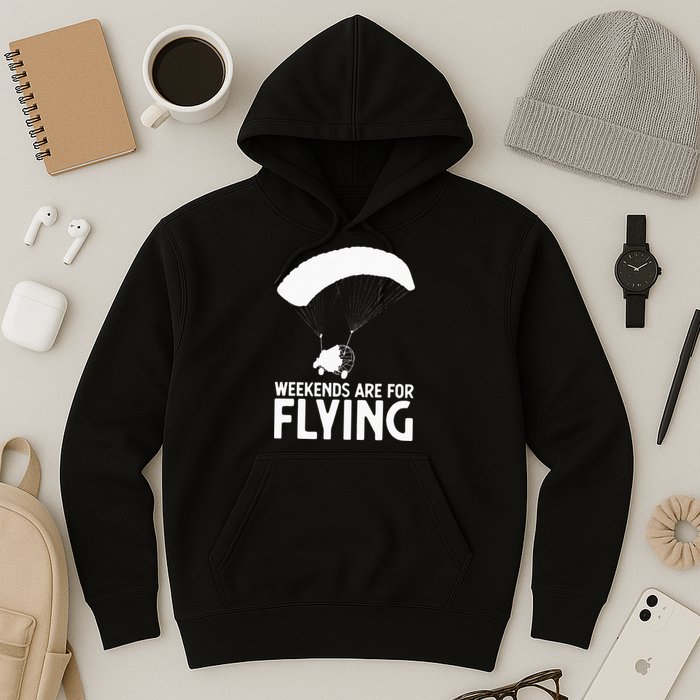 Weekends PPC Flying Powered Parachute Hoodie