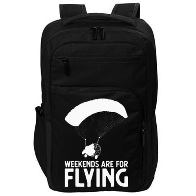 Weekends PPC Flying Powered Parachute Impact Tech Backpack
