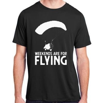 Weekends PPC Flying Powered Parachute Adult ChromaSoft Performance T-Shirt