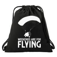 Weekends PPC Flying Powered Parachute Drawstring Bag