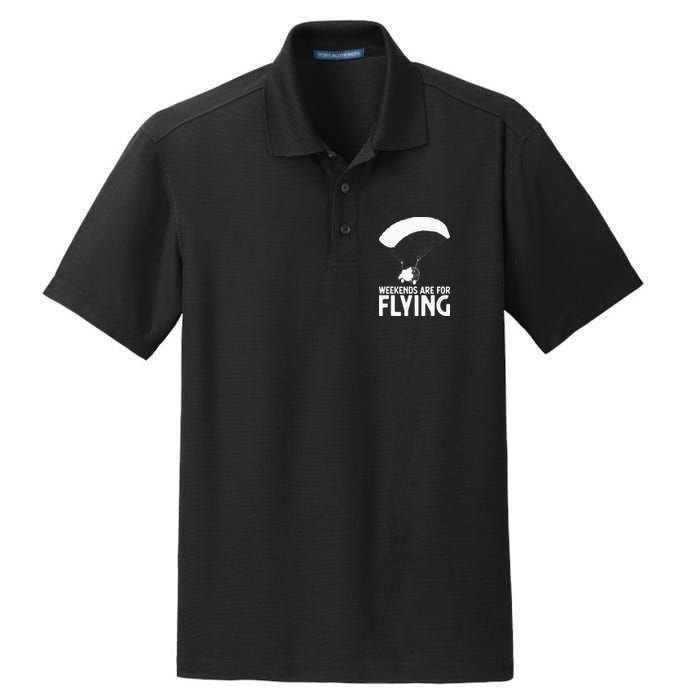 Weekends PPC Flying Powered Parachute Dry Zone Grid Polo