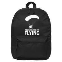 Weekends PPC Flying Powered Parachute 16 in Basic Backpack