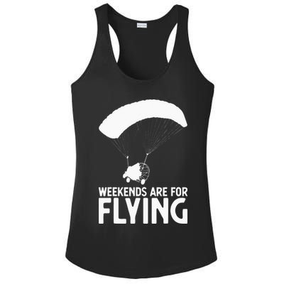 Weekends PPC Flying Powered Parachute Ladies PosiCharge Competitor Racerback Tank