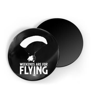 Weekends PPC Flying Powered Parachute Magnet