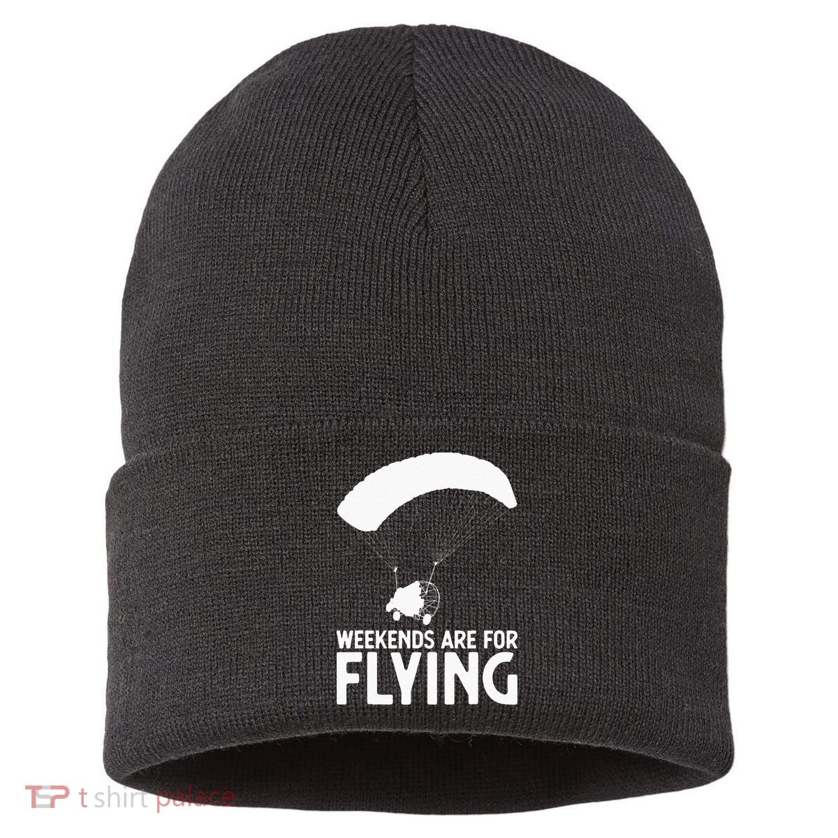 Weekends PPC Flying Powered Parachute Sustainable Knit Beanie