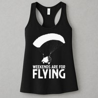 Weekends PPC Flying Powered Parachute Womens Tank Top