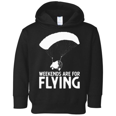 Weekends PPC Flying Powered Parachute Toddler Hoodie