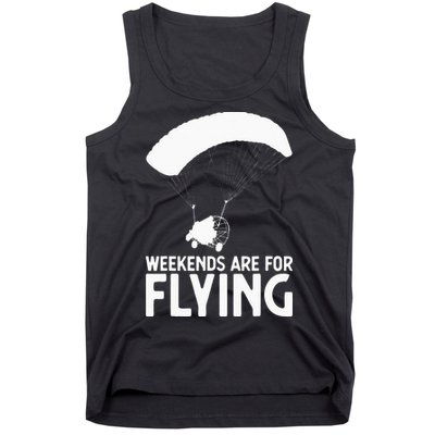 Weekends PPC Flying Powered Parachute Tank Top