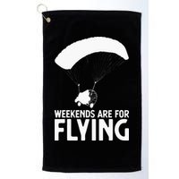 Weekends PPC Flying Powered Parachute Golf Towel