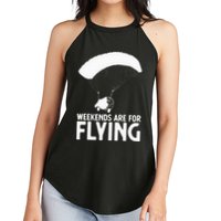 Weekends PPC Flying Powered Parachute Women's Perfect Tri Rocker Tank