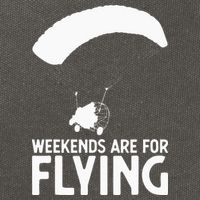 Weekends PPC Flying Powered Parachute Cotton Canvas Backpack