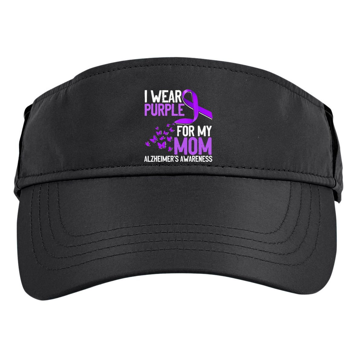 Wear Purple For My Mom Alzheimer´s Awareness Adult Drive Performance Visor