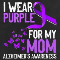 Wear Purple For My Mom Alzheimer´s Awareness Adult Drive Performance Visor