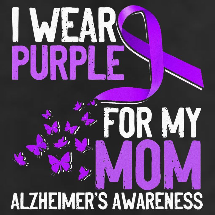 Wear Purple For My Mom Alzheimer´s Awareness Adult Drive Performance Visor