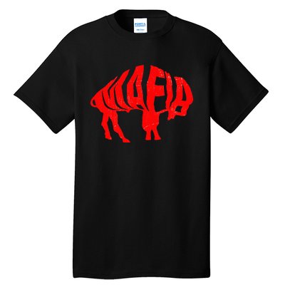 Wny Pride Faded Red Buffalo Tall T-Shirt