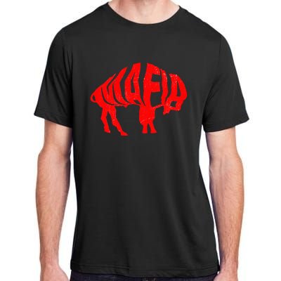 Wny Pride Faded Red Buffalo Adult ChromaSoft Performance T-Shirt