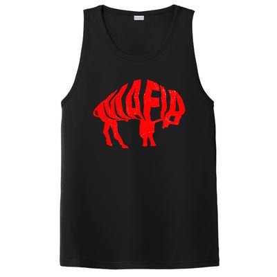 Wny Pride Faded Red Buffalo PosiCharge Competitor Tank