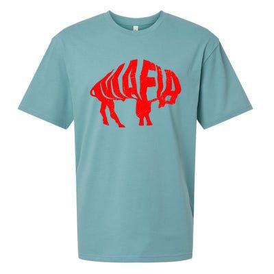 Wny Pride Faded Red Buffalo Sueded Cloud Jersey T-Shirt