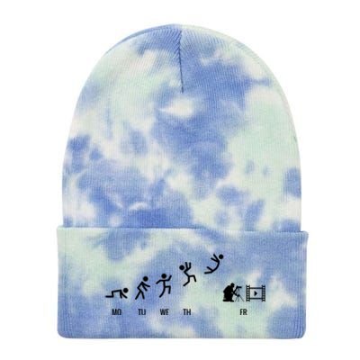 Weekdays Photographer Funny Gift Tie Dye 12in Knit Beanie