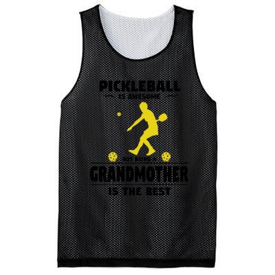 Wo Pickleball For Proud Grandmothers Grandma Pickleball Mesh Reversible Basketball Jersey Tank