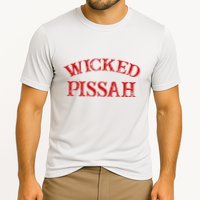 Wicked Pissah Funny Pisser Boston New England Southie Cooling Performance Crew T-Shirt