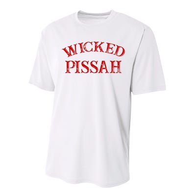 Wicked Pissah Funny Pisser Boston New England Southie Performance Sprint T-Shirt