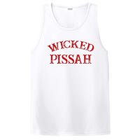 Wicked Pissah Funny Pisser Boston New England Southie PosiCharge Competitor Tank