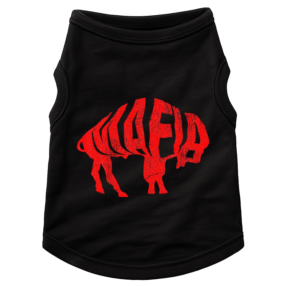 Wny Pride Faded Red Buffalo Doggie Tank