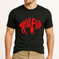 Wny Pride Faded Red Buffalo Performance Shirt