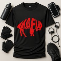 Wny Pride Faded Red Buffalo Performance Shirt